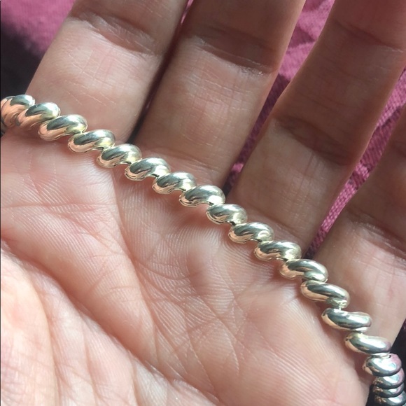 Sterling Silver bracelet made in Italy - Picture 3 of 8